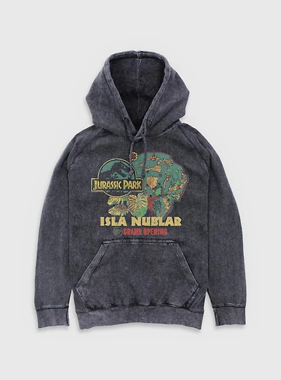Jurassic Park Isla Nublar Grand Opening Mineral Wash Hoodie BoxLunch Exclusive