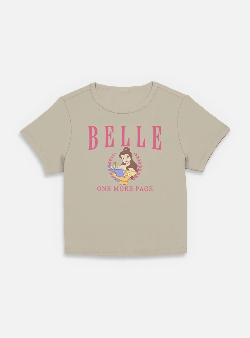 Disney Princesses Belle Collegiate Women Baby T-Shirt
