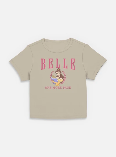 Disney Princesses Belle Collegiate Women Baby T-Shirt