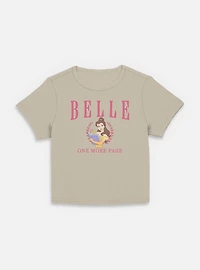 Disney Princesses Belle Collegiate Women Baby T-Shirt