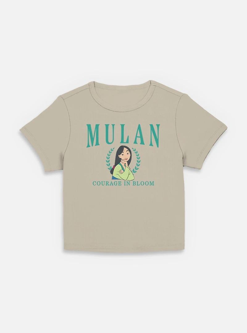 Disney Princesses Mulan Collegiate Women Baby T-Shirt