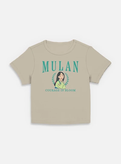 Disney Princesses Mulan Collegiate Women Baby T-Shirt