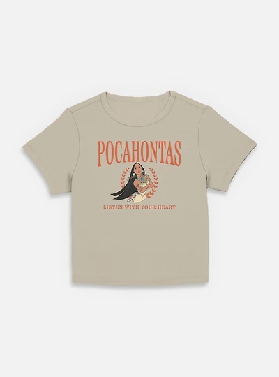 Disney Princesses Pocahontas Collegiate Women Baby T-Shirt