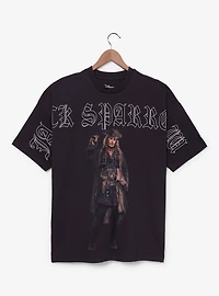 Disney Pirates of The Caribbean Jack Sparrow Portrait T-Shirt - BoxLunch Exclusive