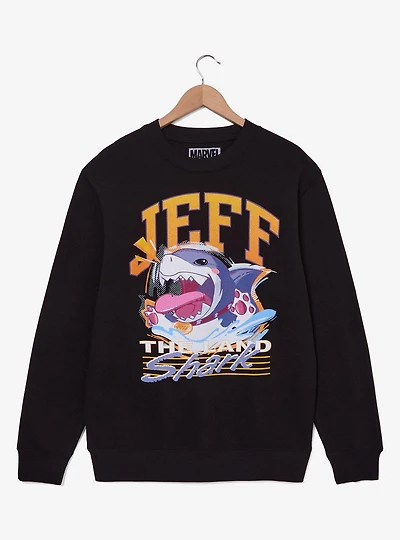 Marvel Rivals Jeff the Land Shark Crewneck — BoxLunch Exclusive