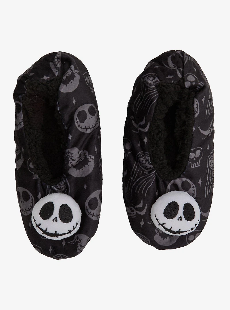 Disney The Nightmare Before Christmas Jack Skellington Slipper Socks — BoxLunch Exclusive