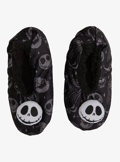 Disney The Nightmare Before Christmas Jack Skellington Slipper Socks — BoxLunch Exclusive