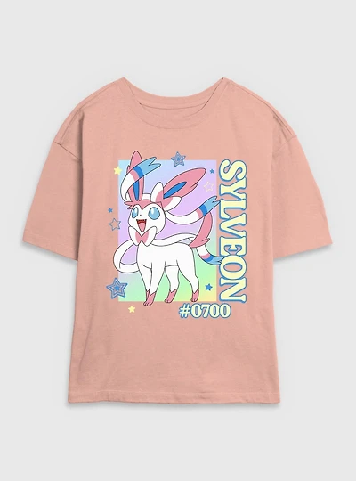 Pokemon Sylveon Frame Womens Skimmer T-Shirt