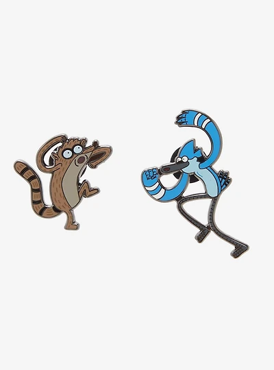 Regular Show Mordecai & Rigby Enamel Pin Set