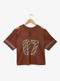 Harry Potter Hufflepuff Women's Cropped Football Jersey - BoxLunch Exclusive