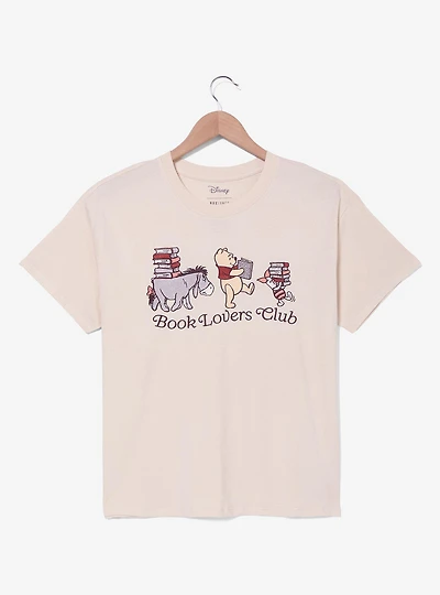 Disney Winnie the Pooh Book Lovers Club Women's T-Shirt — BoxLunch Exclusive