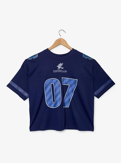 Harry Potter Ravenclaw Women's Cropped Football Jersey - BoxLunch Exclusive