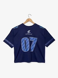 Harry Potter Ravenclaw Women's Plus Cropped Football Jersey - BoxLunch Exclusive