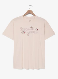 Studio Ghibli® the Boy and Heron Embroidered Women's Plus T-Shirt - BoxLunch Exclusive