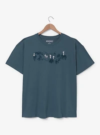 Studio Ghibli® Princess Mononoke Embroidered Glow-in-the-Dark Kodama Women's Plus T-Shirt - BoxLunch Exclusive