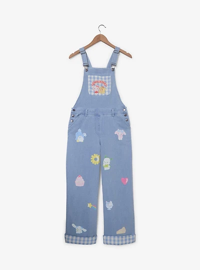 Sanrio Hello Kitty and Friends Gingham Denim Women's Overalls - BoxLunch Exclusive