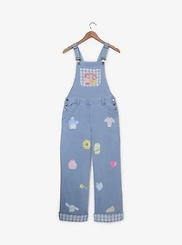 Sanrio Hello Kitty and Friends Gingham Denim Women's Overalls - BoxLunch Exclusive