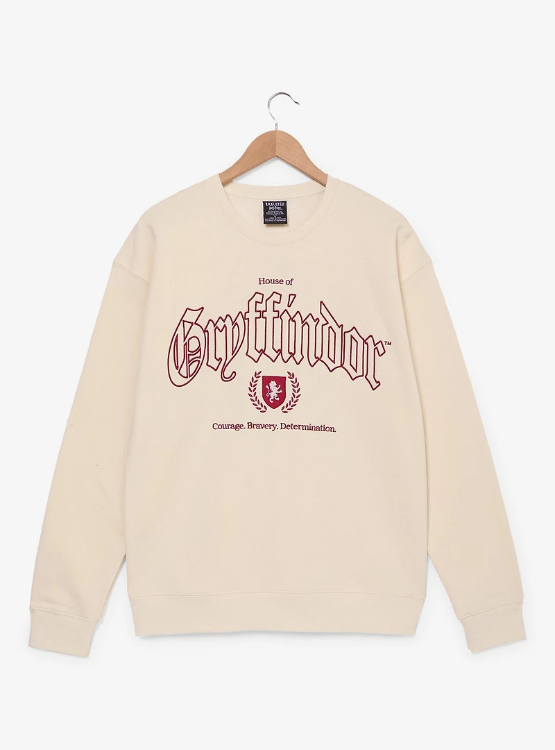 Harry Potter Gryffindor Script Crewneck - BoxLunch Exclusive