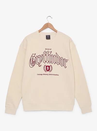 Harry Potter Gryffindor Script Crewneck - BoxLunch Exclusive