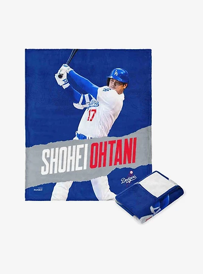 MLB Los Angeles Dodgers Shohei Ohtani Silk Touch Throw Blanket