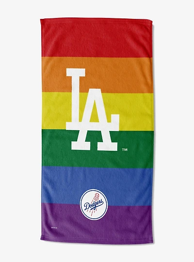 MLB Los Angeles Dodgers Pride Series Beach Towel