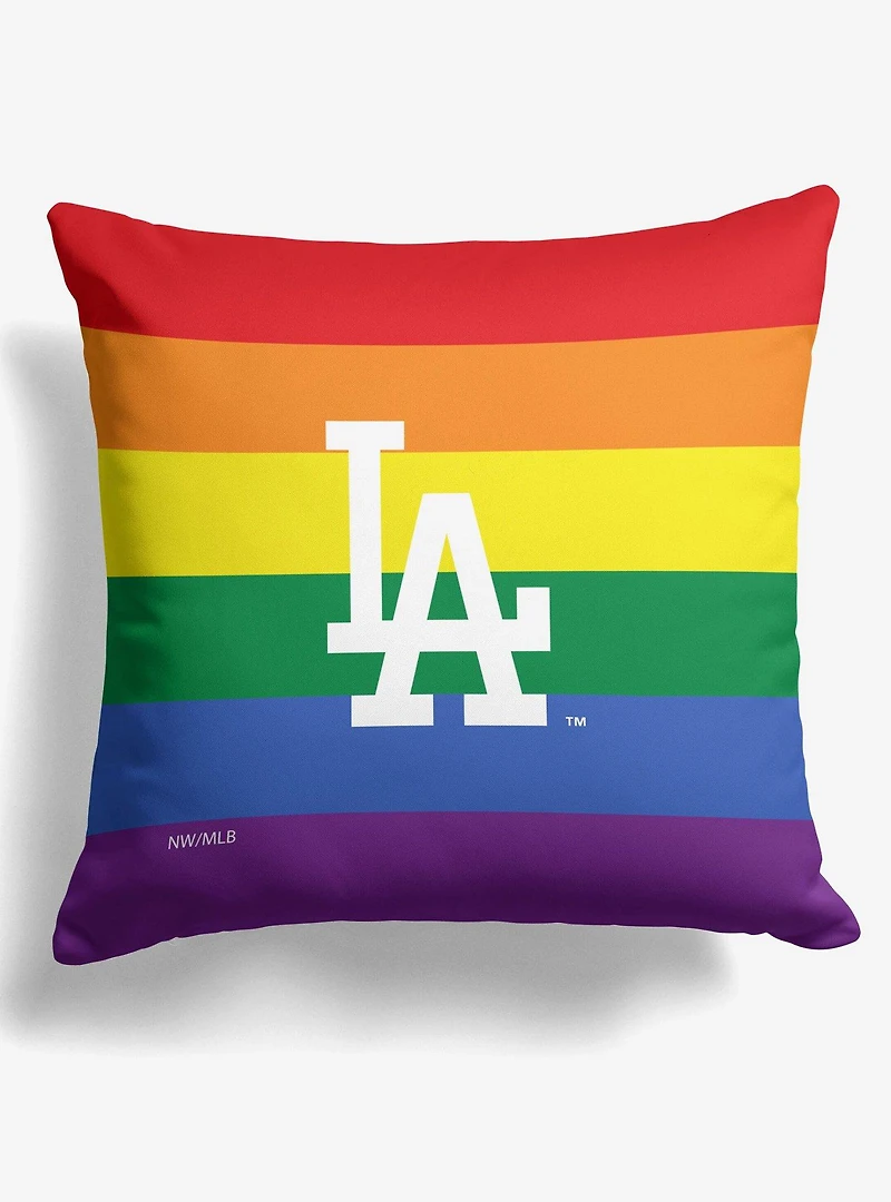 MLB Los Angeles Dodgers Pride Series Throw Pillow