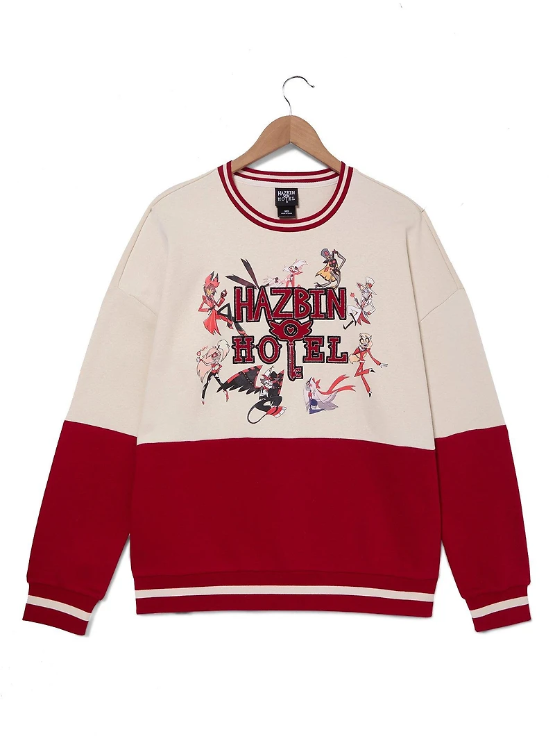 Hazbin Hotel Characters Panel Crewneck - BoxLunch Exclusive