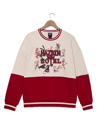 Hazbin Hotel Characters Panel Crewneck - BoxLunch Exclusive