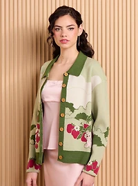 Strawberry Shortcake Custard & Scenic Women's Cardigan - BoxLunch Exclusive