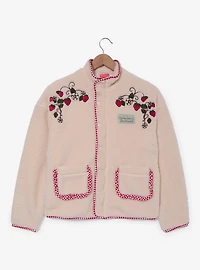 Strawberry Shortcake Embroidered Berries Women's Sherpa Jacket - BoxLunch Exclusive