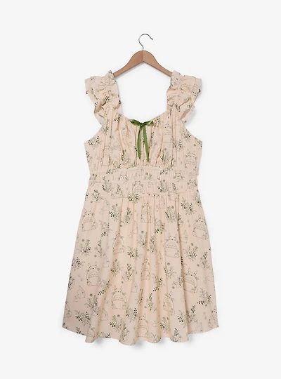 Studio Ghibli® My Neighbor Totoro Botanical Allover Print Plus Dress — BoxLunch Exclusive