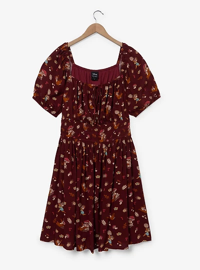 Disney Chip & Dale Fall Foliage Plus Smock Dress - BoxLunch Exclusive