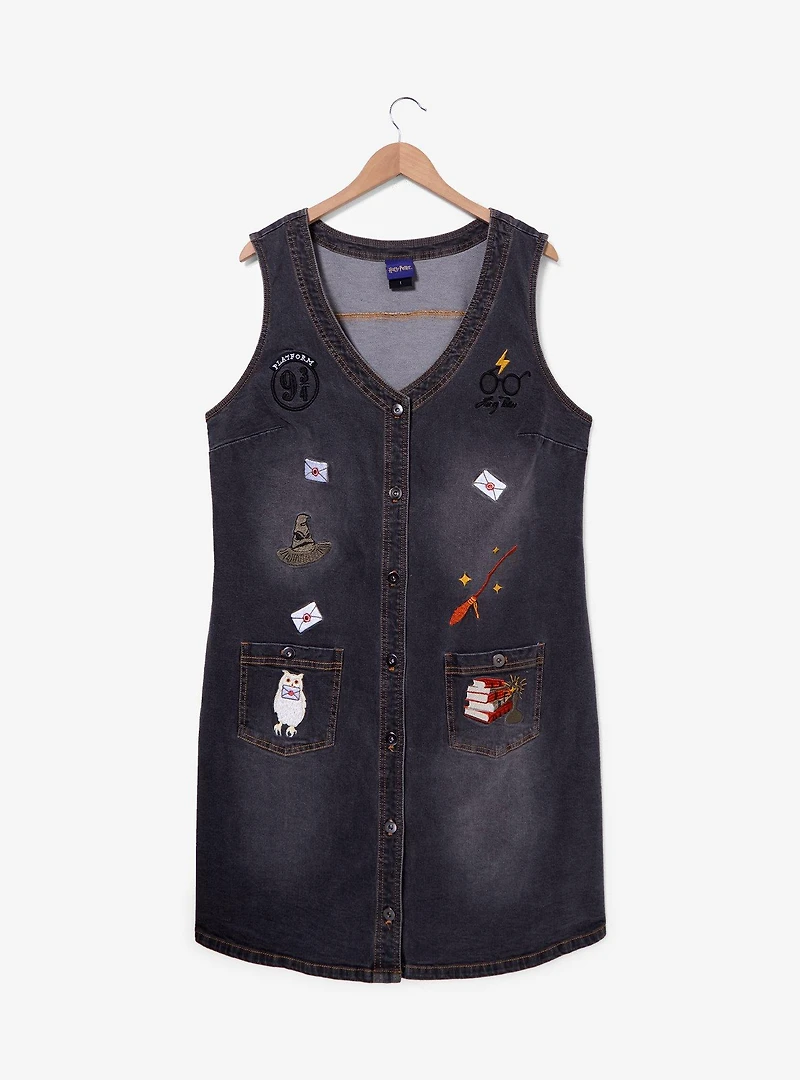 Harry Potter Icons Plus Denim Dress — BoxLunch Exclusive