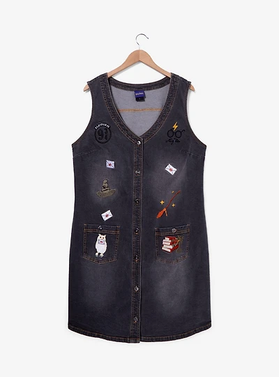 Harry Potter Icons Plus Denim Dress — BoxLunch Exclusive