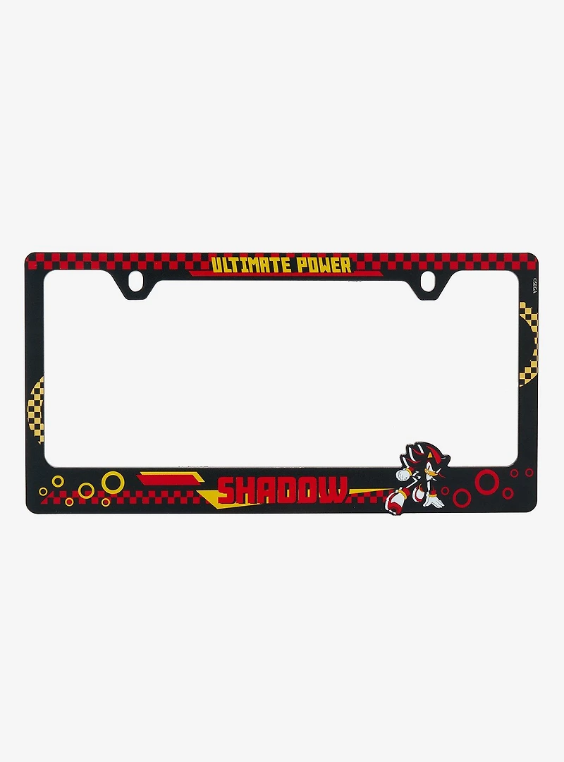 Sonic the Hedgehog Shadow Ultimate Power License Plate Frame - BoxLunch Exclusive