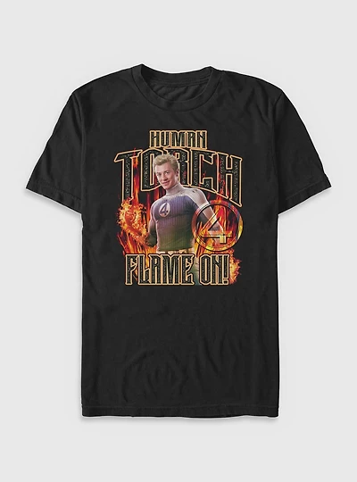 Marvel The Fantastic Four: First Steps Torch Flames Big & Tall T-Shirt Box Lunch Exclusive