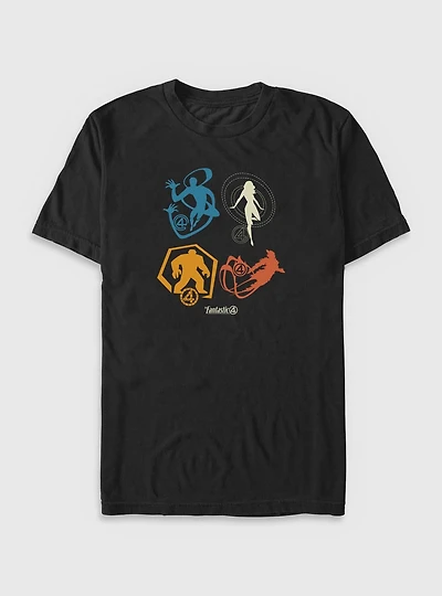 Marvel The Fantastic Four: First Steps Icons Big & Tall T-Shirt