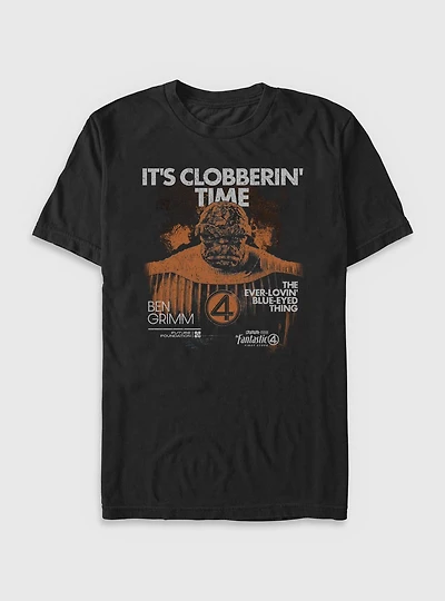Marvel The Fantastic Four: First Steps Grunge Rock Big & Tall T-Shirt Box Lunch Exclusive