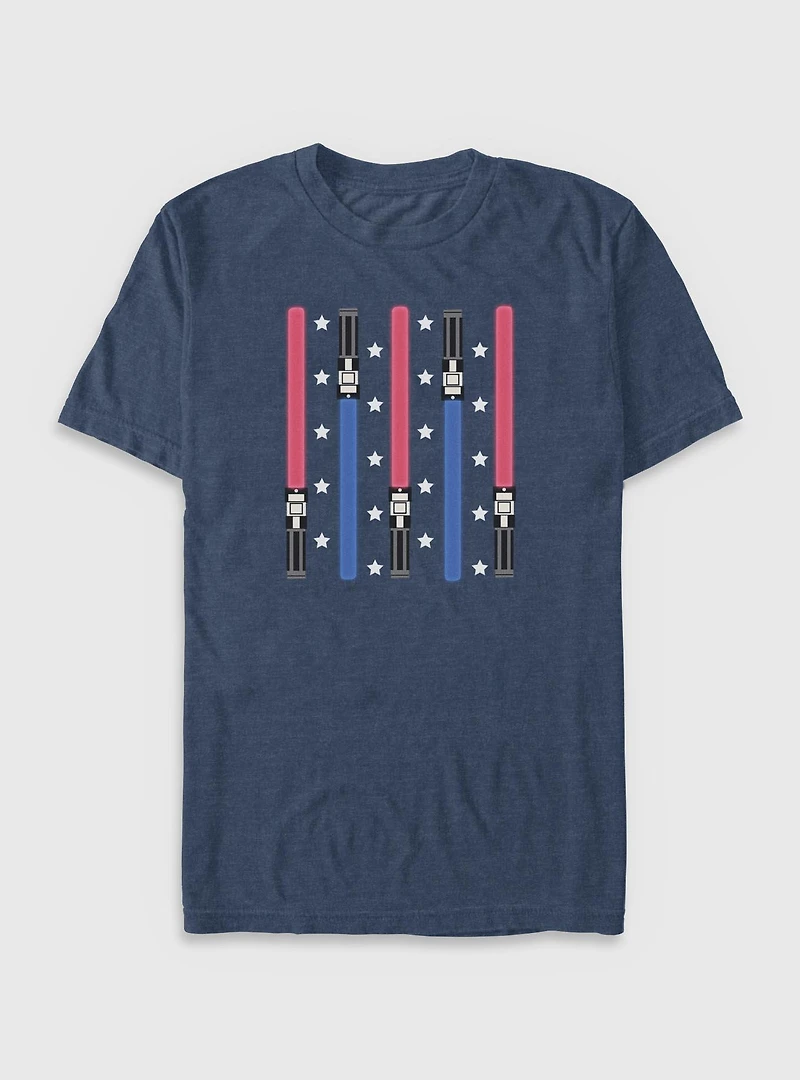 Star Wars Lights And Stars Big & Tall T-Shirt