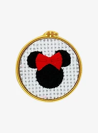 Loungefly Disney Minnie Cross Stitch Enamel Pin — BoxLunch Exclusive