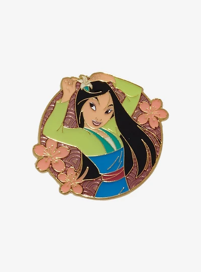 Loungefly Disney Mulan Cherry Blossom Enamel Pin — BoxLunch Exclusive