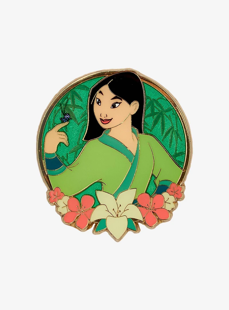 Loungefly Disney Mulan Flower Enamel Pin — BoxLunch Exclusive