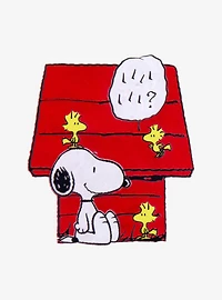Whatever! Makes You Happy Peanuts Snoopy Doghouse Acrylic Button Pin