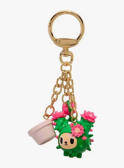tokidoki Cactus Pups 3D Multi-Charm Keychain