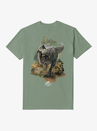Jurassick World Rebirth T.Rex Garment-Dyed T-Shirt