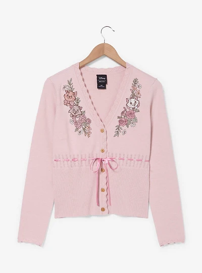 Disney The Aristocats Floral Kittens Women's Plus Cardigan - BoxLunch Exclusive