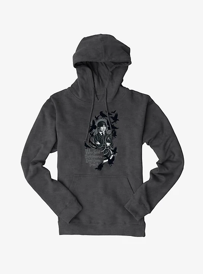 Wednesday Who Said Nightmares Don't Come True Hoodie