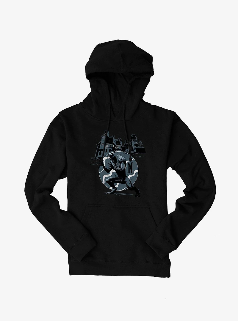 Wednesday Nevermore Werewolf Hoodie