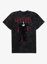 Wednesday Morticia Control Illusion Mineral Wash T-Shirt