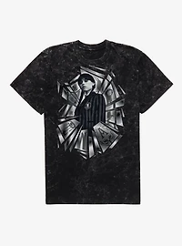 Wednesday Shatter Collage Mineral Wash T-Shirt